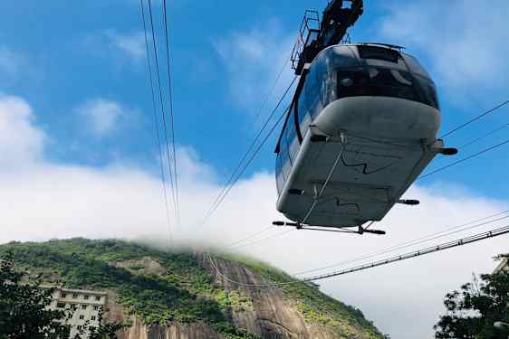 Svævebanen op til Sukkertoppen