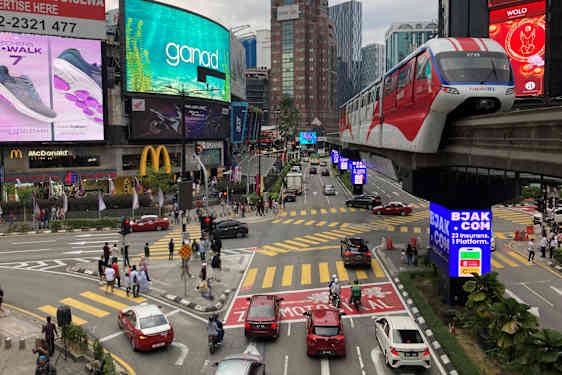 Kuala Lumpurs livlige centrum