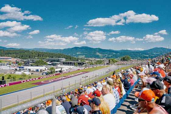 Formel 1 biler på banen