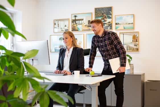 Arbejde på hovedkontoret