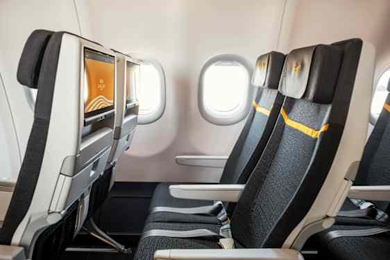 Flysæder ombord på Sunclass Airlines