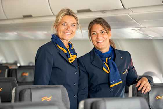 Personale ombord på Sunclass Airlines