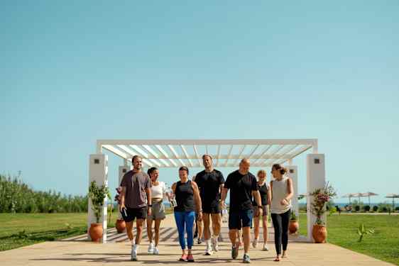 Sportudøvere går i flok