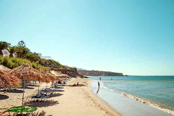 Stranden i Makrigialos