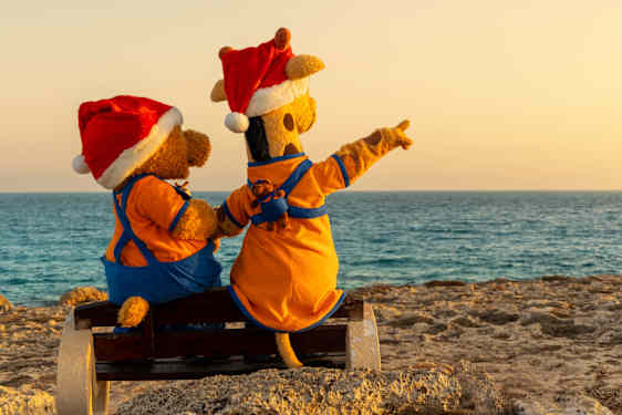 Lollo og Bernie i solnedgangen