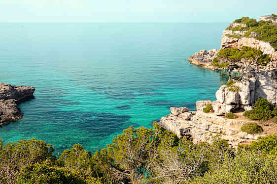 Badebugt på Mallorca