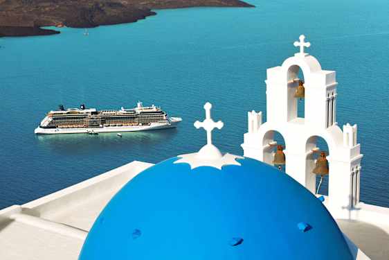 Krydstogtskib i Grækenland