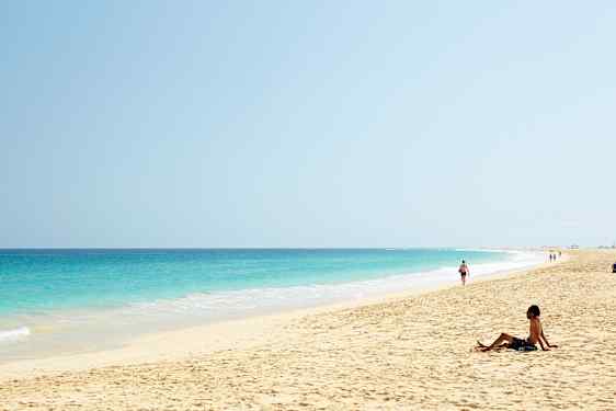 Strand på Kap Verde