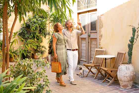 Par på weekendtur i påskeferien