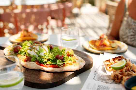 Pizza på Family Garden