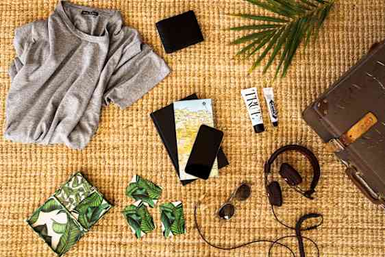 Indhold fra en kuffert