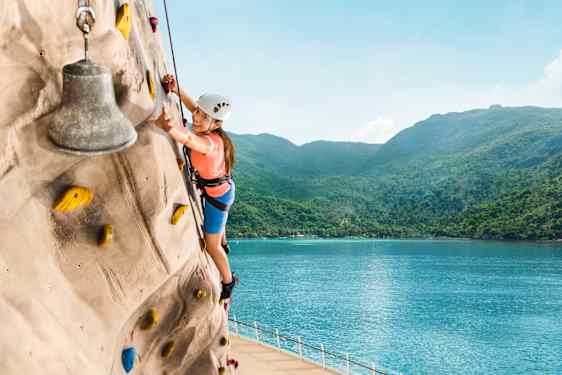 Klatring på krydstogtskibet