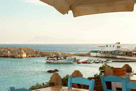 Balkon med udsigt over havet