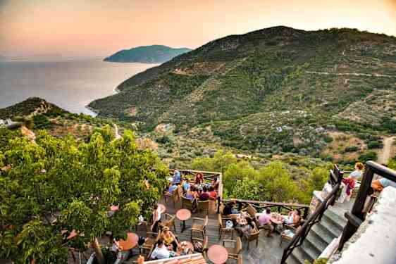 Smukke landskaber i Grækenland