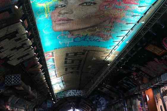 South Bank graffiti-tunnel