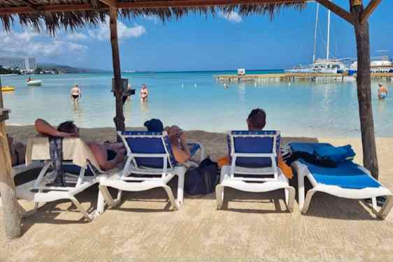 Liggestole på Beach Club