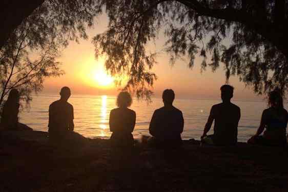 Yoga på Lesbos