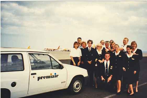 Flypersonale ved Premiairbil