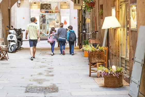 Shoppinggader i Barcelona