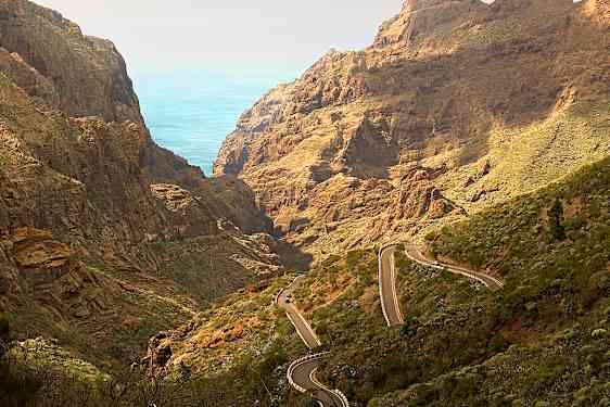 Fantastiske udsigter på vej op til Teide