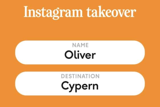 Oliver Instagram takeover