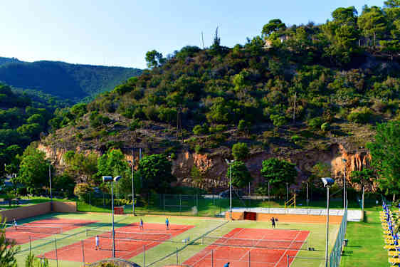 Tennisbaner på Pola Giverola