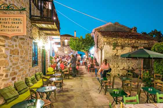 Græsk aftenstemning