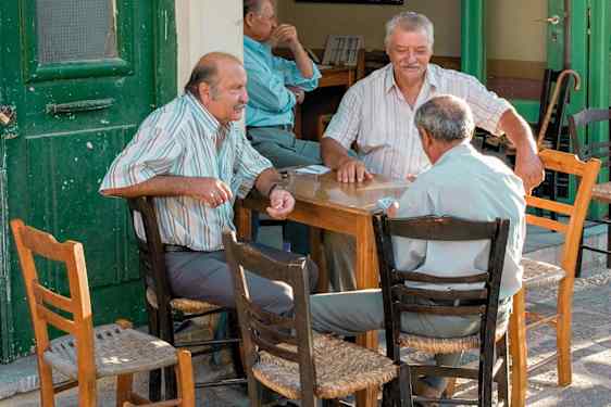 Lokale på café i Rethymnon