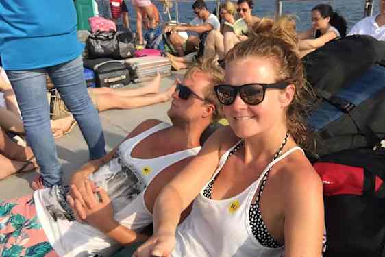 Len-Veronica Kongerud på ferie