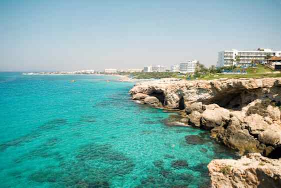 Klippekyst på Cypern