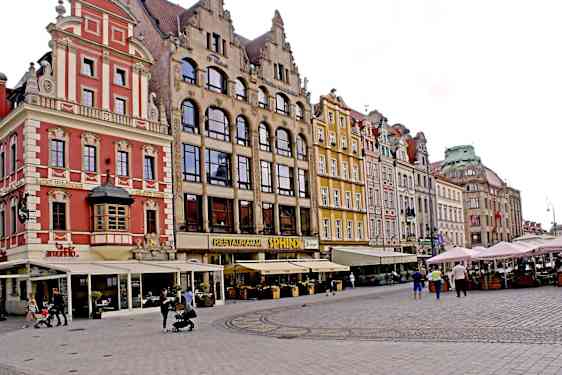 Wroclaws gamle markedsplads Rynek