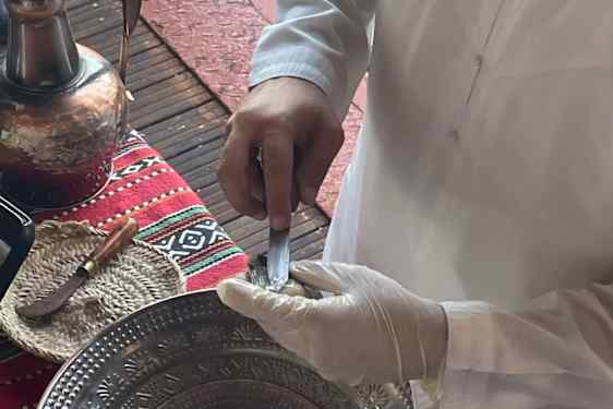 Perlefiskeri - muslingen åbnes