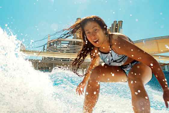 Surfsimulator på kryssning