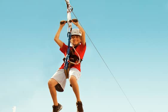 Zipline på kryssning