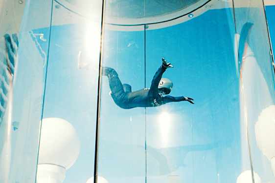 Fallskärmssimulator på kryssning