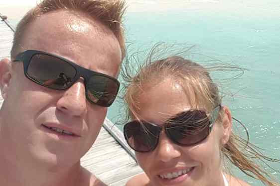 Monica og Geir holdt familieferie på Maldiverne