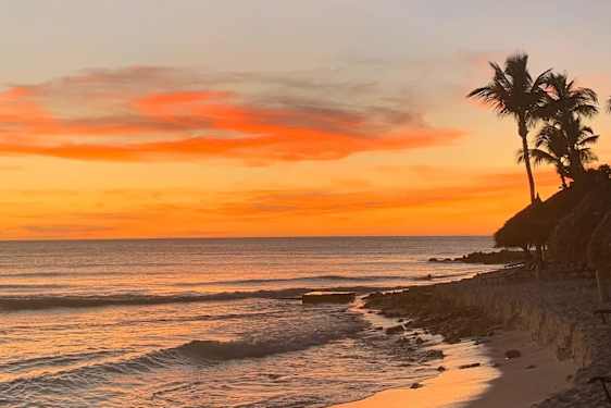 Aruba solnedgang