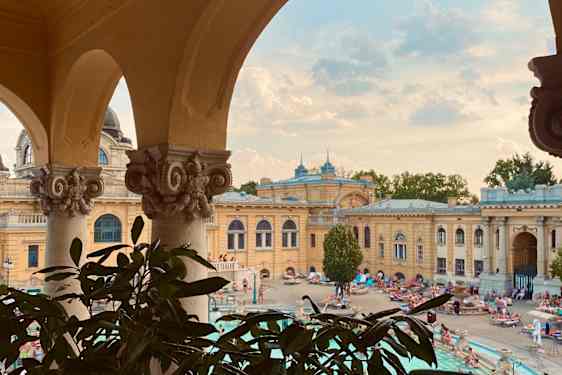 Udsigt fra klokketårnet af St. Stefans Basilika
