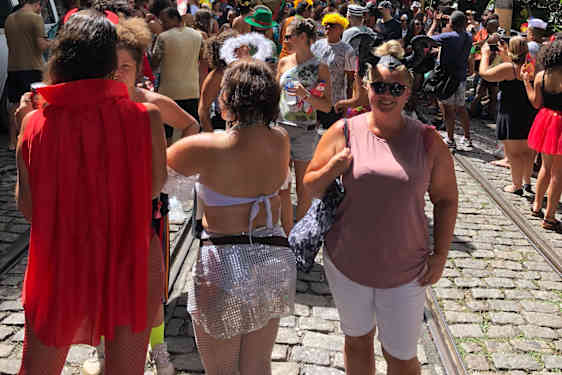 Jessica i karnevalsoptoget