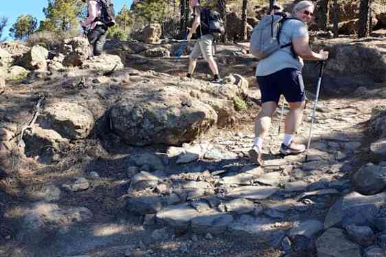 Jessica på vandring