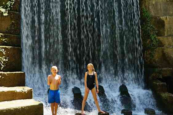 Seven springs waterfall