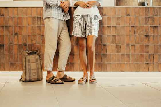 Håndbagage i receptionen