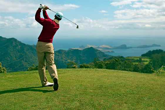 Golfspiller på Madeira
