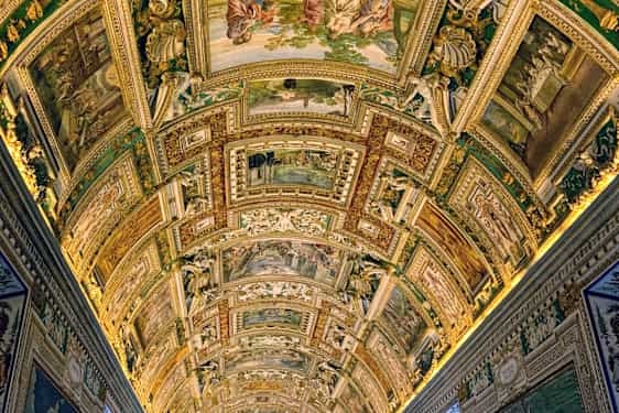 Loftet i Vatikanmuseet.