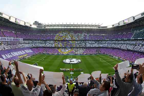 Real Madrid og Santiago Bernabeu stadion