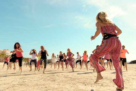 danseferie - dans på stranden