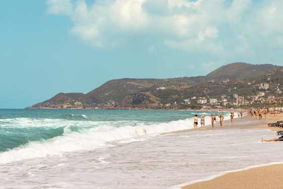 Kleopatrastranden i Tyrkiet