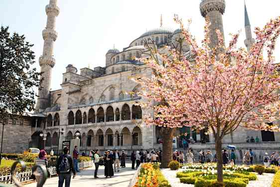 Den Blå Moske i Istanbul