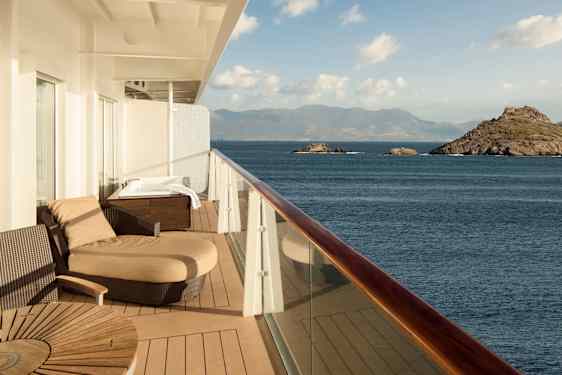 Balkon ombord på Celebrity Cruises