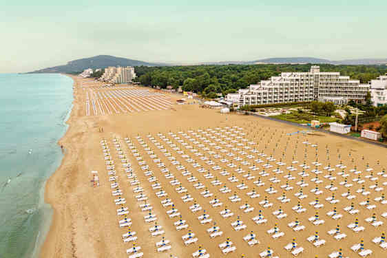 Strand ved Flamingo hotel